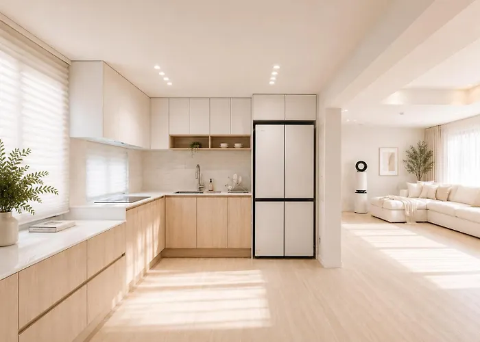 公寓 Spacious Private 4 Bedroom In Hongdae , 8minute Walk To Hongik Station *